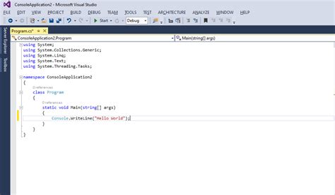 Visual Studio 2013 Tutorial 的图像结果