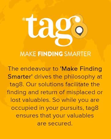 tag8 - Compact Genie Smart Pet Tag, Dog and Cat Tag with QR Code for ...