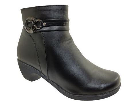 Raja Shoes Brands Women's BT-2110 Long Hi-Ankle Chain Boots Casual ...