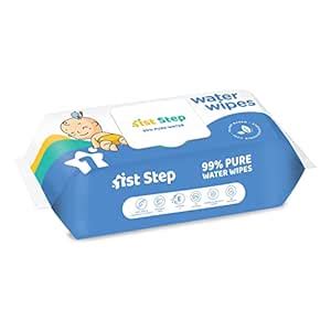 Buy 1st Step 99% Pure Water Baby Wipes with lid I Dermatologically ...
