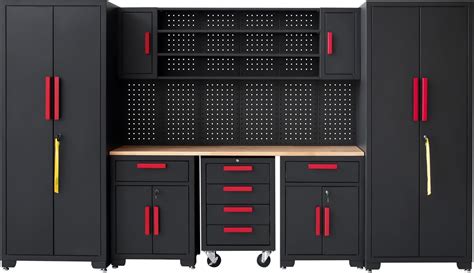 HPDMC 9-Piece Garage Shop Tool Storage Cabinet Set with India | Ubuy