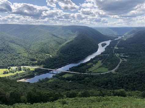 A beautiful day at Hyner View State Park, Pennsylvania. : r/Outdoors