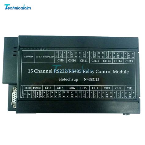15Channel RS485 RS232 Modbus RTU Relay PLC DO PC | Ubuy India