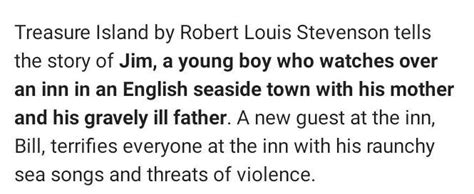 treasure island summary chapter 7 - Brainly.in