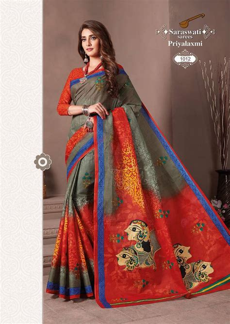 Saraswati Sarees Priyalaxmi 1 Printed Sarees Collection :textileexport