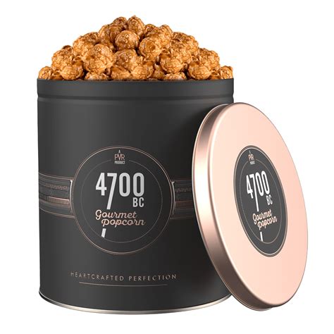 Himalayan Salt Caramel Popcorn, Tin, 550g – 4700BC