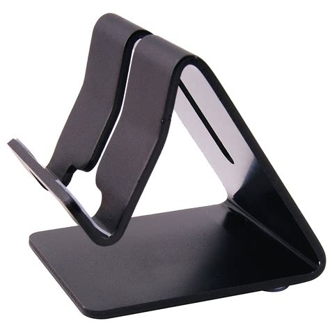 Turf Touch Adjustable Cell Phone Stand - Black : Amazon.in: Electronics