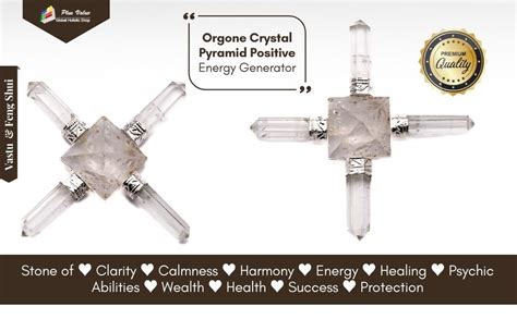 Plus Value Orgone Crystal Pyramid Positive Energy Generator : Amazon.in ...