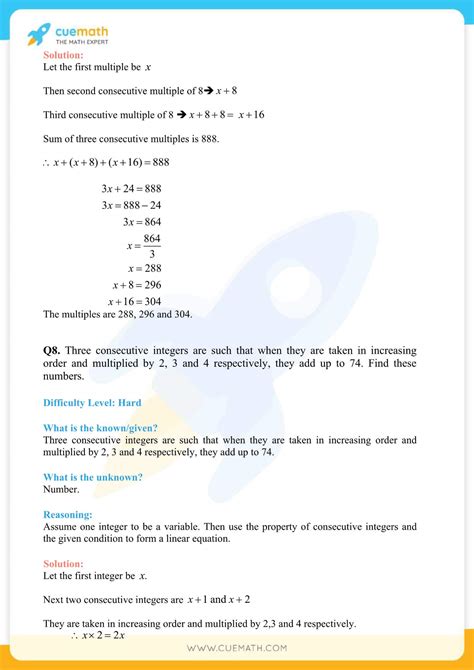 Image result for Math Class 8 Exercise 2.4