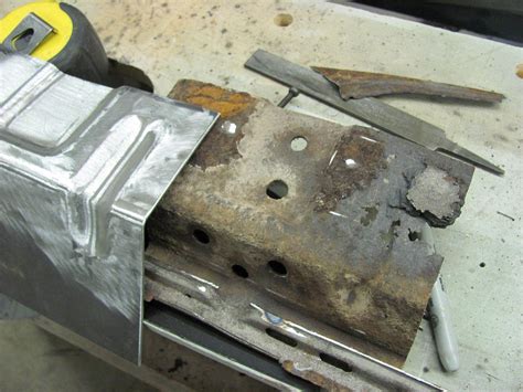 55 Chevy Rear Window Rust Repair 的图像结果