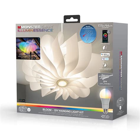 Buy Monster Illuminessence Smart Bloom DIY Plug in Hanging LED Light ...