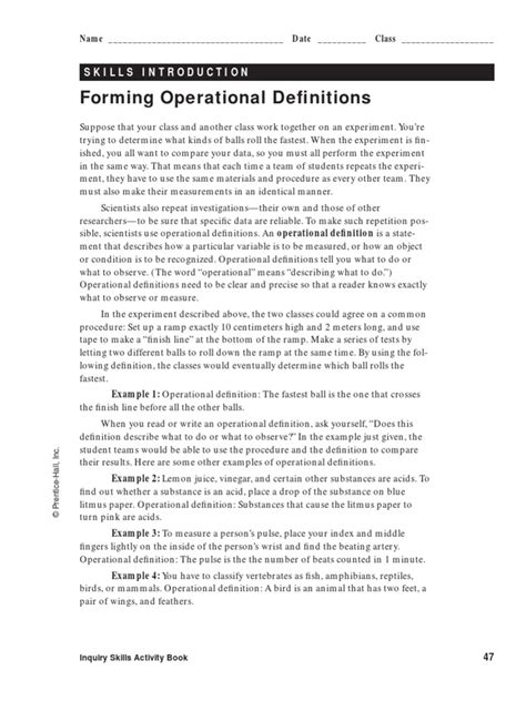 How to Write an Operational Definition 的图像结果