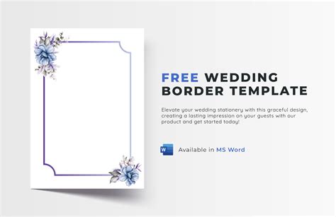 Elegant Wedding Border Clipart for Perfect Bridal Designs