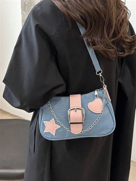 Bolsa feminina estilo blogueira coreana INS, Bolsa vintage sexy de ...