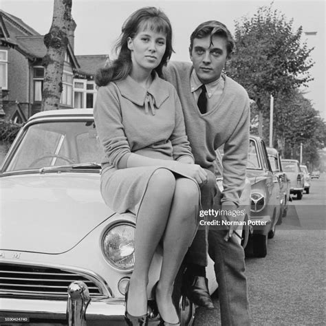British actress Jane Merrow with British actor, producer and director ...