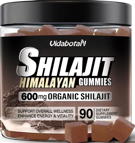Amazon.com: Shilajit Gummies (60 Count) Shilajit for Men & Women - Himalayan Shilajit - Pure ...