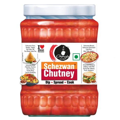 Ching’s Secret Schezwan Chutney, 590g, Spicy & Tangy, Dip, Spread, Cook ...