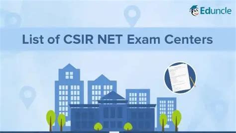 CSIR NET Exam Centres 2024 | State wise List of Exam Centres