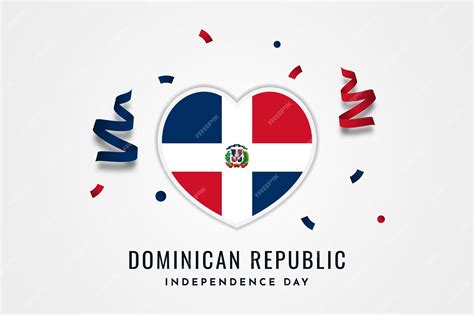 Premium Vector | Dominican republic independence day design
