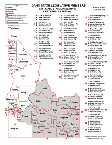idaho_legislative_districts_map_2023 - Rep. Heather Scott - list of legislatures