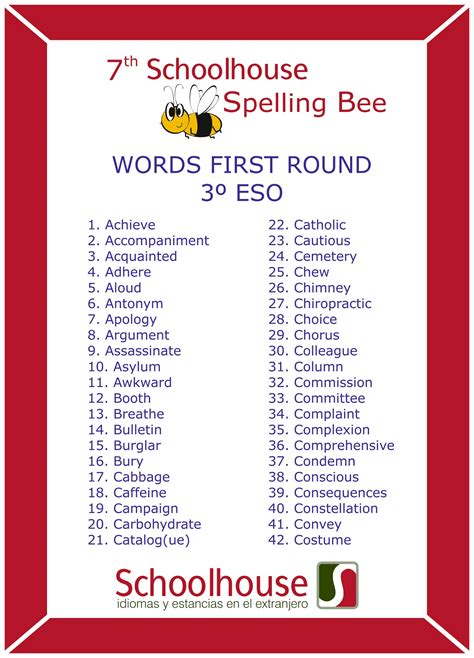 Scripps Spelling Bee Word List - Letter Words Unleashed