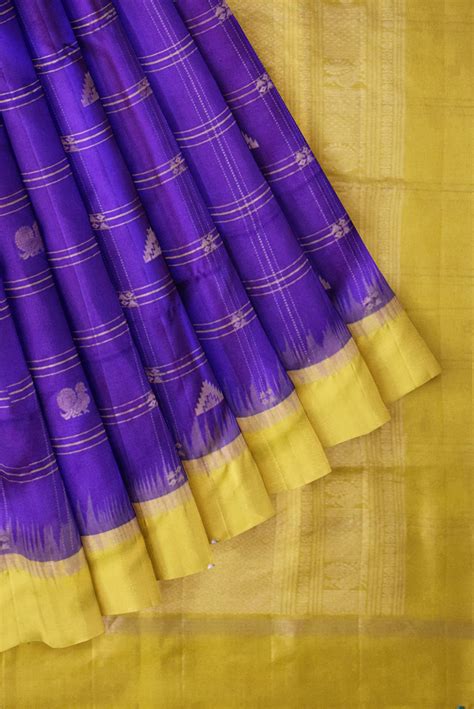Handloom soft silk saree - Prasiddhi Silks