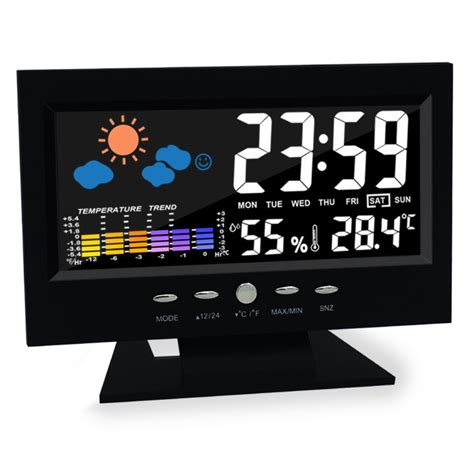 Image result for Digital Weather Clock