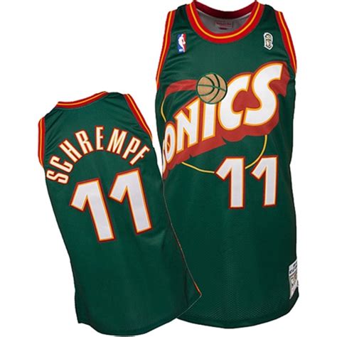 Mitchell & Ness Seattle Supersonics Detlef Schrempf 1995-96 Authentic ...