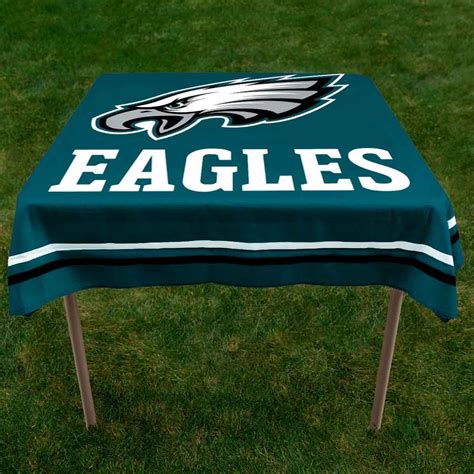 Philadelphia Eagles Tablecloth 48 Inch Table Cover - State Street Products