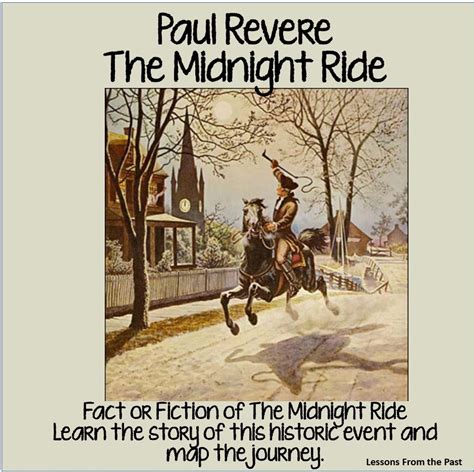 Paul Reveres Ride Poem Analysis Worksheet by Students of History ...