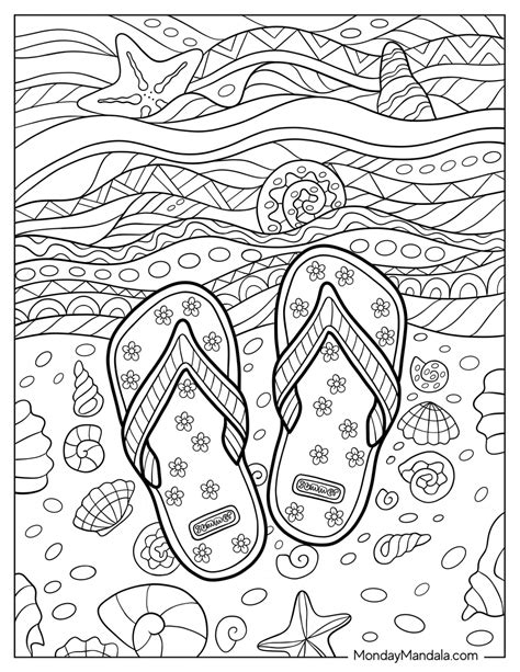 Summer Holiday Colouring Pages Pdf