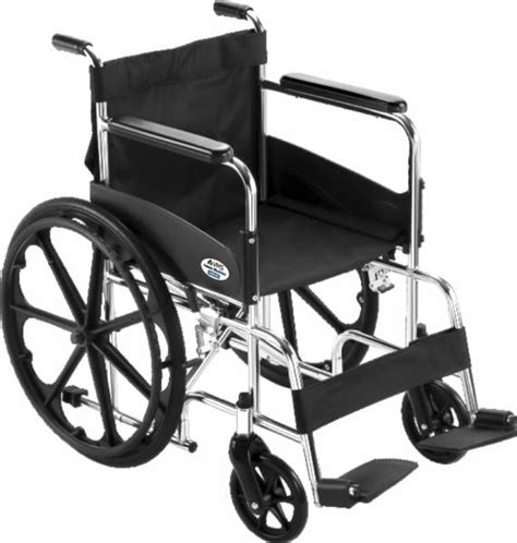 VMS Careline VWE-1016 Pneumatic Wheel Regular Foldable Wheelchair with ...
