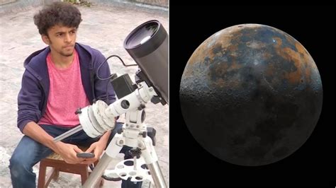 16-year-old Pune boy captures the clearest pic of Moon by processing ...