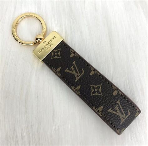 Handmade LV Monogram Key Chain, Key Ring, | Louis vuitton keychain ...