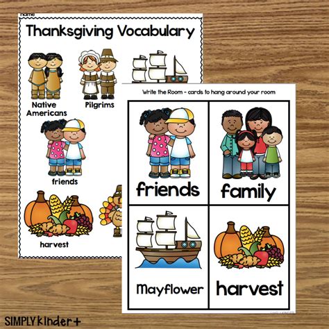 Thanksgiving Vocabulary