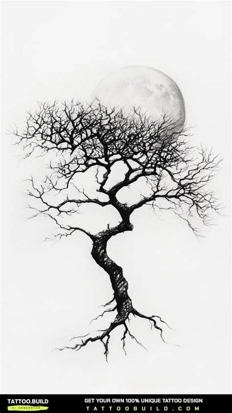 Image result for Monster Tree Tattoo Drawing