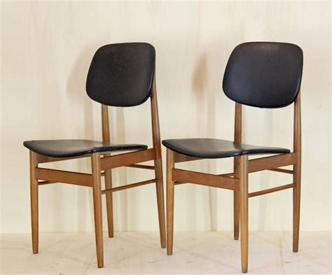 Pair of vintage dining chairs by Ico Parisi, 1950s | #122151