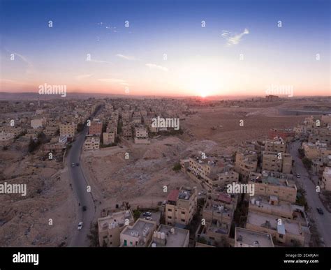 The sprawling city of Zarqa, Jordan is a separate municipality from the ...