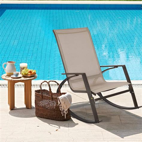 Buy Rocking Lounge Chair, Patio Rocker Chair, Living Room Chair with ...