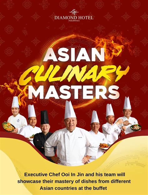 DIAMOND HOTEL spotlights their ASIAN CULINARY MASTERS - Dine Philippines