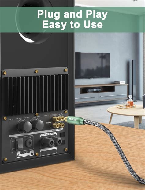 Buy RAWAUX RCA Subwoofer Cable Subwoofer Stereo RCA to RCA Audio Cable ...