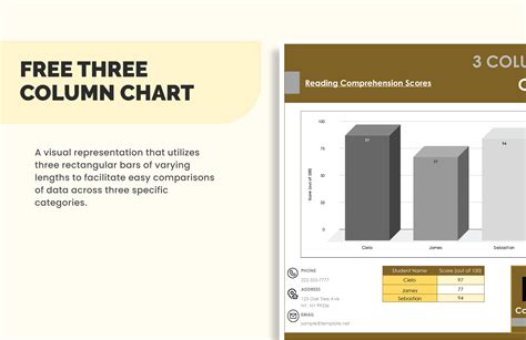 Printable Blank 3 Column Chart Three Column Chart Graphic Organizer