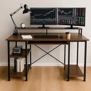 INNOWIN The Woods Computer Table with Keyboard Tray for Home Office ...
