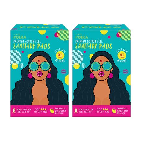 Buy Pinq Polka Premium I Organic Soft Cotton Feel I Rash Free I Ultra ...