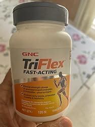 GNC TriFlex Fast Acting | 120 Caplets | 7X Better Joint Health ...