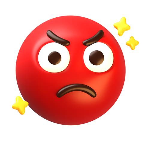 Mad Emoji PNG Transparent Images