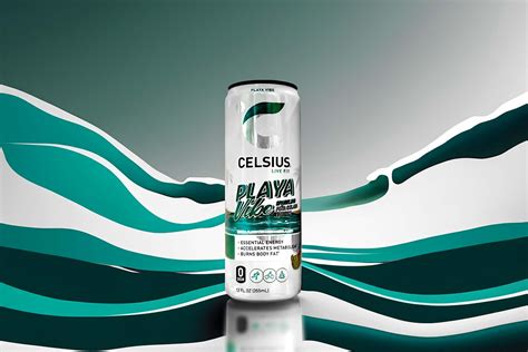 Playa Vibe Celsius Energy Drink offers a sweet Pina Colada taste