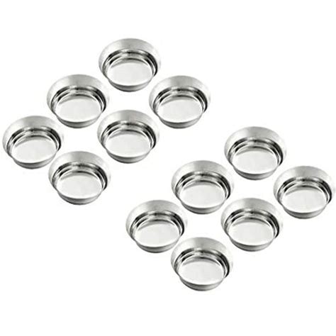 Buy Sharda Metals Stainless Steel Rice Plates Dishes, Small, Silver ...