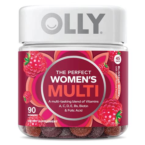 Olly The Perfect Women's Multi Vitamin Gummies with Biotin, 90 ct ...