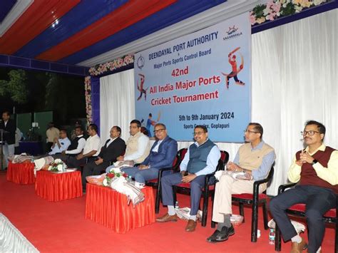 The 42nd All India Major Ports Cricket Tournament will be proudly ...